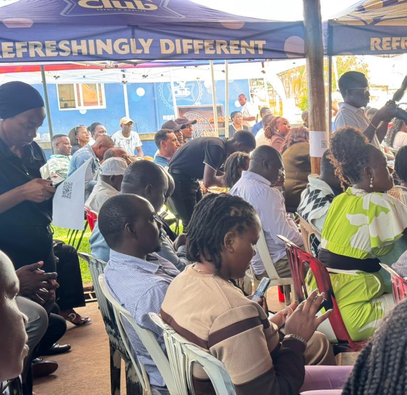 Acompañamiento en el uso de la aplicación en Uganda, 2025.